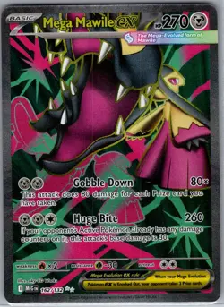 Mega Mawile ex 162/132 ME01: Mega Evolution - Pokemon Card - NM - Image 1