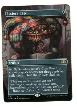 MTG Jester's Cap Borderless Dominaria Remastered Magic The Gathering TCG - Image 1