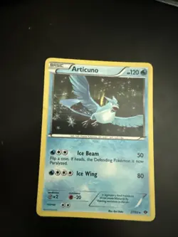 Pokemon TCG Articuno Next Destinies Holo Card 27/99 Cosmos Holo Rare - Image 1