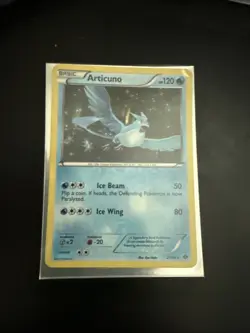 Pokemon TCG Articuno Next Destinies Holo Card 27/99 Cosmos Holo Rare - Image 3