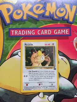Meowth Holo Rare Black Star Promo #10 Wizards of the Coast Pokemon Card - Image 1