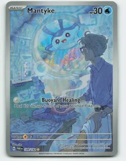 2023 Pokemon, Paradox Rift, #189/182 Mantyke, Illustration Rare - Image 1