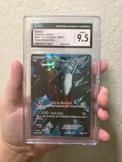 Pokemon Darkrai Team Plasma Bx. Full Art Promo BW73 Graded CGC 9.5 Mint - Image 1