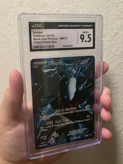 Pokemon Darkrai Team Plasma Bx. Full Art Promo BW73 Graded CGC 9.5 Mint - Image 2