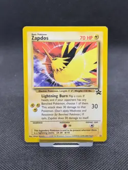 Pokemon TCG Zapdos Black Star Promo 23 WOTC LP EXCELLENT - Image 1