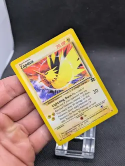 Pokemon TCG Zapdos Black Star Promo 23 WOTC LP EXCELLENT - Image 2