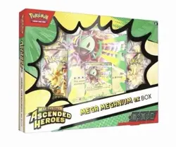 Pokemon Mega Evolution Ascended Heros Mega Meganium Ex Box Factory Sealed - Image 1