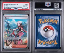 Dawn PSA 10 2025 Pokemon Phantasmal Flames 129/094 SPECIAL ILLUSTRATION RARE 🔥 - Image 3