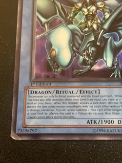 Paladin of White Dragon (MFC-026) Magician's Force - 1st Edition Ultra Rare Holo - Image 2