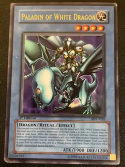 Paladin of White Dragon (MFC-026) Magician's Force - 1st Edition Ultra Rare Holo - Image 4