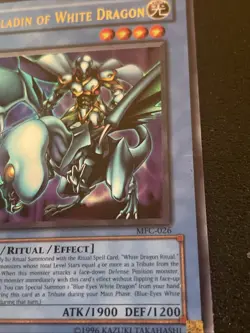 Paladin of White Dragon (MFC-026) Magician's Force - 1st Edition Ultra Rare Holo - Image 5