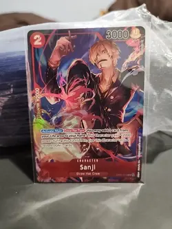 One Piece Card Game CCG TCG Pre-Errata Sanji OP01-013 Rare Alternate Art - Image 1