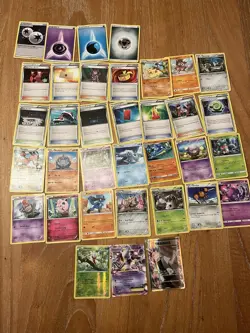 Job Lot Pokemon Card With Mewtwo EX And Full Art Trainer Grit - Image 1