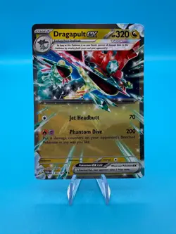 Pokemon TCG Dragapult EX Twilight Masquerade Holo Card 130/167 Double Rare - Image 1