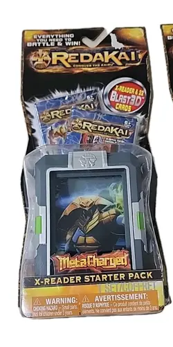 Lot Of 2! Redakai - Conquer the Kairu X-Reader Starter Pack 22 Blast 3D Cards X2 - Image 3