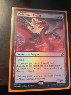 twin flame tyrant foil mtg - Image 1