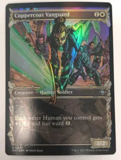 Coppercoat Vanguard (Showcase) March of the Machine: The Aftermath Foil - MTG - Image 1