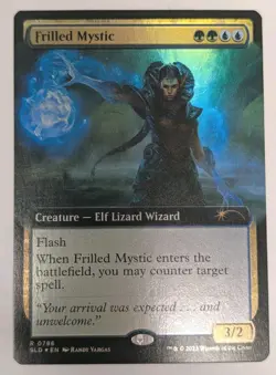 Frilled Mystic (Extended Art) Secret Lair Drop Foil - MTG RARE - Image 1