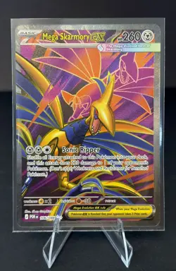 Mega Skarmory ex 106/088 Full Art Perfect Order Pokemon TCG - Image 1