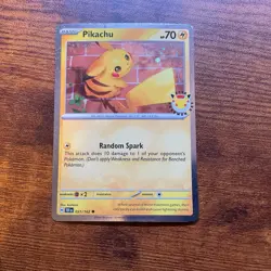 Pikachu 051/162 Cosmos Holo Pokemon Day 2026 Stamped Promo NM Condition - Image 1