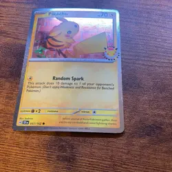 Pikachu 051/162 Cosmos Holo Pokemon Day 2026 Stamped Promo NM Condition - Image 2