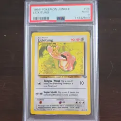 Pokemon The Pokemon Company 1999 Lickitung Jungle #38/64 Regular Uncommon PSA 9 - Image 1