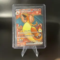 2023 POKEMON TCG Charizard ex 183/165 Sv: Scarlet & Violet 151 Holo Full Art - Image 1