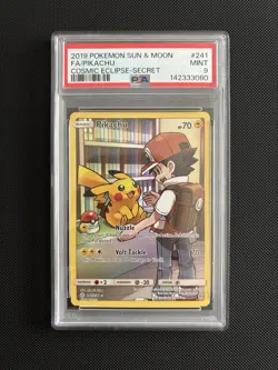 Pikachu 241/236 Pokemon Cosmic Eclipse - PSA 9 Mint - Image 1