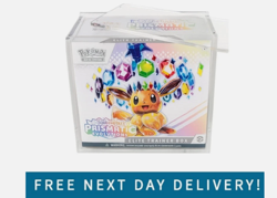 Pokemon ETB Acrylic Display Case for Elite Trainer Box Magnetic 99% UV Rejection - Image 1