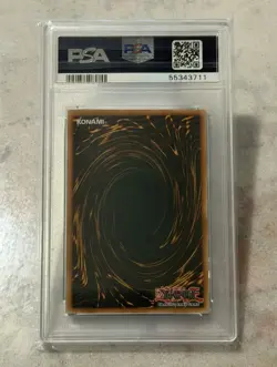 Yugioh PSA 9 MINT Blue-Eyes White Dragon JMP-001 Ultra Rare Promo - Image 2