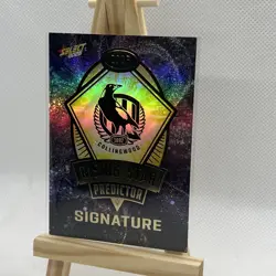 2026 Select AFL Footy Stars Collingwood Rising Star Signature Predictor 12/220 - Image 4