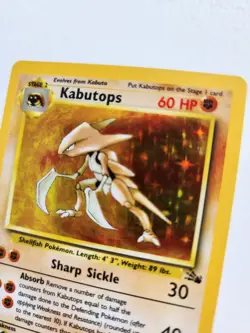 Pokemon TCG Kabutops Holo Rare Card 9/62 Fossil Unlimited 1999 Vintage - Image 5