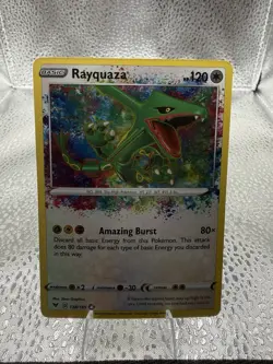 Pokemon TCG Rayquaza 138/185 Vivid Voltage Rare Card NM - Image 1