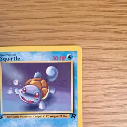 Pokemon Squirtle TCG Team Rocket Card 68/82 1st Edition Common NM - Image 3