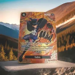 One Piece Card Game Sabo Special Character P-105 SP NM - Image 1