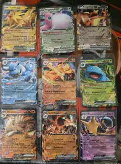 Pokemon 151 9 Card EX Lot Charizard Blastoise Venusaur Zapdos Ninetales ENG - Image 1