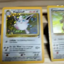 Pokemon TCG 1999 Holo Lot Wigglytuff Kangaskhan Hitmonchan 3 Cards English - Image 3