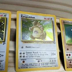 Pokemon TCG 1999 Holo Lot Wigglytuff Kangaskhan Hitmonchan 3 Cards English - Image 5