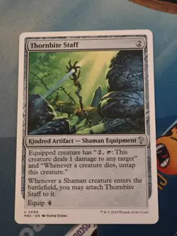 Mtg Thornbite Staff Mystery Booster 2 - Small Seller 🐱 - Image 1