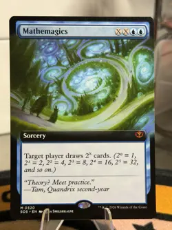 1x Mathemagics - NM - Secrets of Strixhaven MTG Regular! #0058 - Image 1