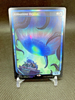 MAGIC THE GATHERING ABHORRENT OCULUS FOIL STORE CHAMPIONSHIP PROMO TEXTLESS - Image 1