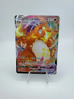 Pokemon TCG Charizard VMAX Ultra Rare Card Darkness Ablaze 020/189 Off Center !! - Image 1
