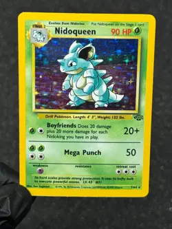 Pokemon TCG Nidoqueen Jungle 7/64 Holo Unlimited Holo Rare - Image 3