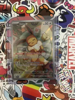Eevee #173 Pokemon Prismatic Evolutions ETB Promo (CLEAN) - Image 1
