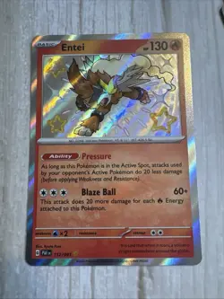 Entei 112/091 Paldean Fates Baby Shiny Pokemon TCG NM/Near Mint - Image 1
