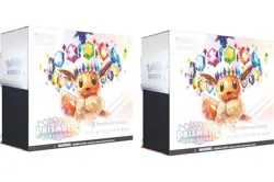 Pokemon TCG 2 Pack Bundle Of Prismatic Evolutions ETBs - Image 1