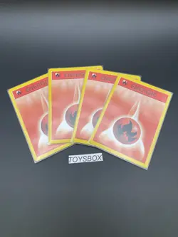 Carte Pokemon Lot De 4 Energie Feu 98/102 / Wizard Set De Base Ed2 / TBE FR - Image 1