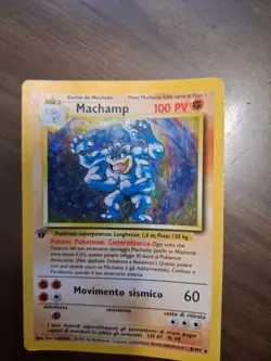 Machamp Holo 1ª Edizione 8/102 • Pokemon TCG Italiano • Carta Rara - Image 1