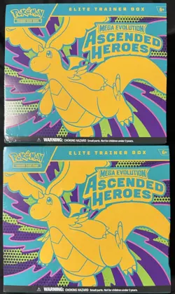 *LOT OF 2* Pokemon TCG Mega Evolution: Ascended Heroes ETB - Factory Sealed - Image 1