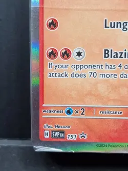 Gouging Fire 151 Surging Sparks Pre Release Stamped PROMO Pokemon SVP151 (sealed - Image 4